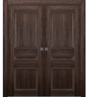 Oxford Duo 07 2R Veralinga Oak Double pocket doors