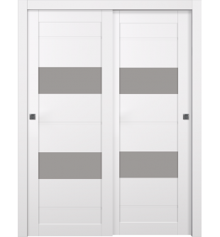 Vita Vetro Snow White Bypass doors