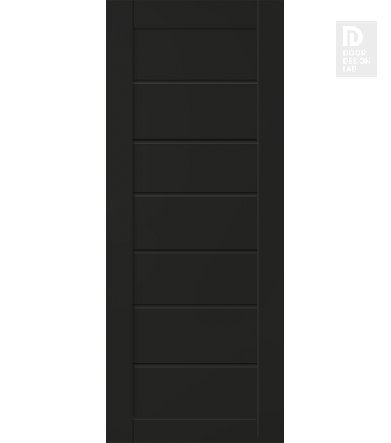 DOOR SLAB ALDA BLACK MATTE 28" X 92 1/2" X 1 3/4"