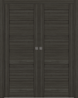 Louver Gray Oak Double