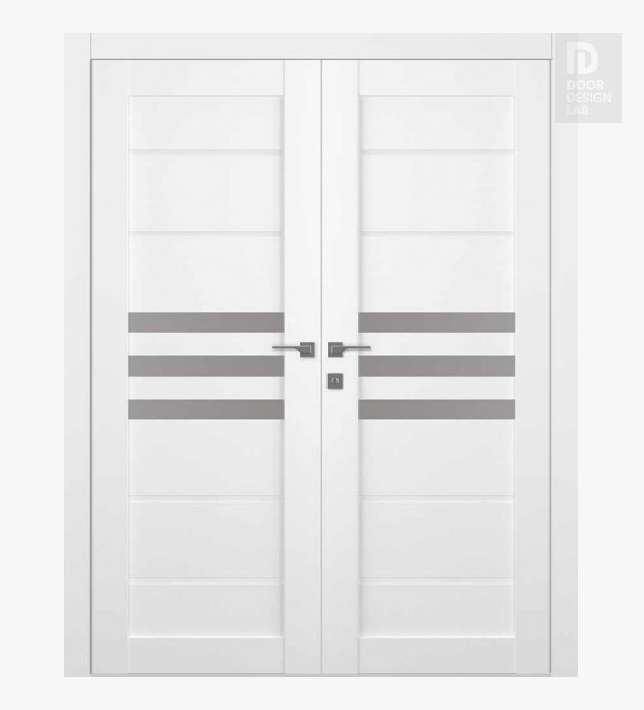 Dome Vetro Bianco Noble Double doors
