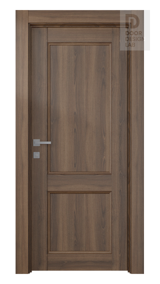 Modern interior door Oxford Uno 07 R Pecan Nutwood for $376.00 | Door ...