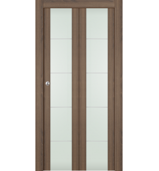 Avon 202 4H Vetro Pecan Nutwood Bi-folding doors