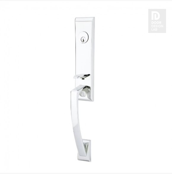 EMTEK APOLLO DUMMY 4805 POLISHED CHROME US26 for Steel Front Doors