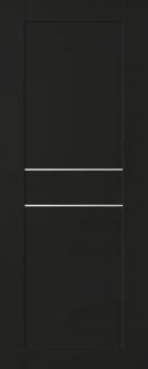 DOOR SLAB AVON 07 2HN BLACK MATTE 30" X 96" X 1 3/4"