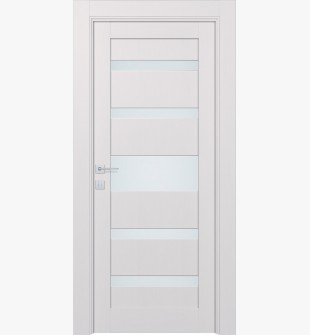 Gina Vetro Bianco Noble Hinged doors