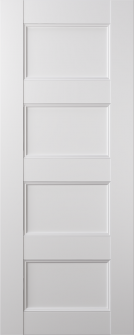 DOOR SLAB OXFORD UNO 07 3R SNOW WHITE 24" X 96" X 1 3/4"