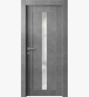 Avon 101 Vetro Dark Urban Single Doors