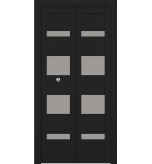 Avon 07-01 Vetro Black Matte Bi-folding doors