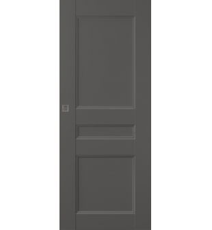 Oxford Uno 07 2R Gray Matte Hidden barn