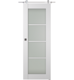 Smart Pro 4 Lite Vetro Polar White Barn doors