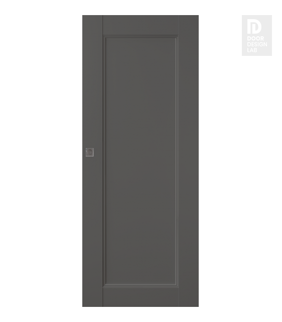 Oxford Uno 07 Gray Matte Hidden barn