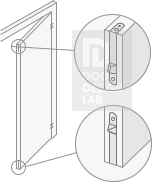 Flush bolt top bottom