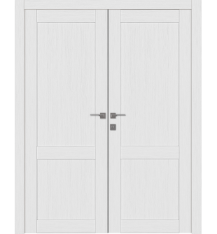Shaker 2 Panel Bianco Noble Double doors