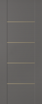 DOOR SLAB AVON 01 4H GOLD GRAY MATTE 32" X 84" X 1 3/4"
