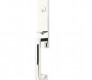 EMTEK HERCULES SMOOTH MONOLITHIC SINGLE CYLINDER KEYD 4215 POLISHED CHROME US26 for Steel Front Doors
