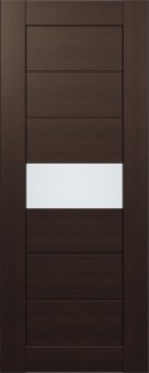 DOOR SLAB EDNA VETRO VERALINGA OAK 28" X 96" X 1 3/4" FROSTED GLASS