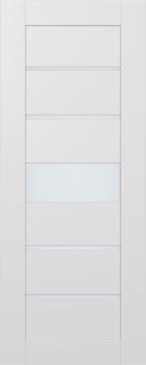 DOOR SLAB AVON 07-06 VETRO SNOW WHITE 24" X 80" X 1 3/4"