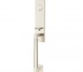 EMTEK HERCULES SMOOTH MONOLITHIC DUMMY 4205 SATIN NICKEL US15 for Steel Front Doors