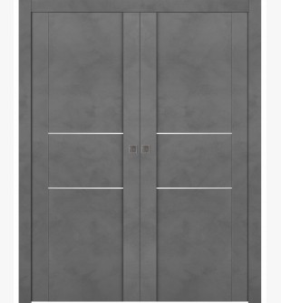 Avon 01 2H Dark Urban Double pocket doors