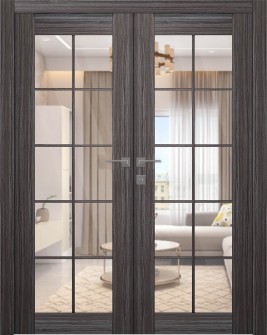 Palladio 10 Lite Clear Vetro Gray Oak