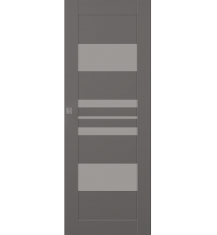 Romi Vetro Gray Matte Hidden barn