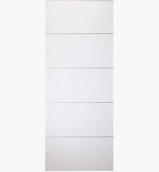 DOOR SLAB ARVIKA POLAR WHITE 30" X 80" X 1 3/4" SOLID CORE