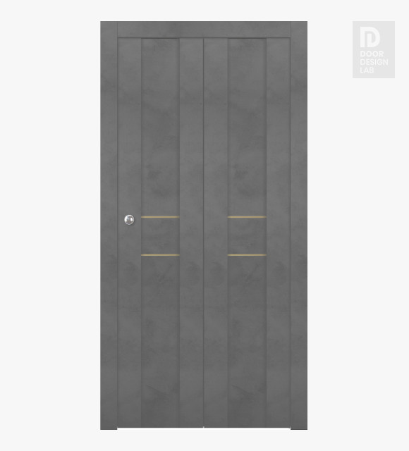 Avon 01 2Hn Gold Dark Urban Bi-folding doors