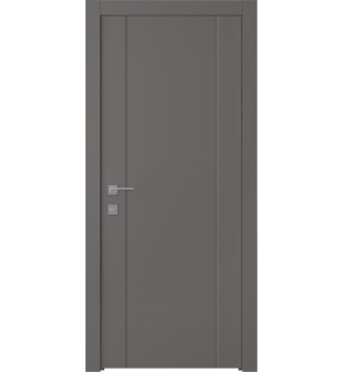 Avon 01 Gray Matte Single Doors