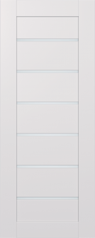 DOOR SLAB AVON 07-02 VETRO SNOW WHITE 36" X 80" X 1 3/4"