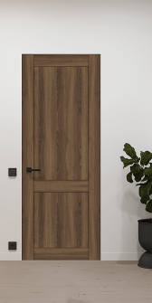 Shaker 2 Panel Pecan Nutwood