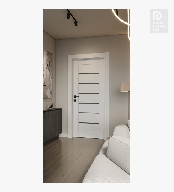 Alba Bianco Noble Modern Interior Door by Belldinni