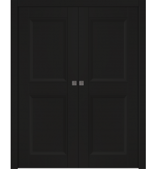 Oxford Duo 07 Rn Black Matte Double pocket doors