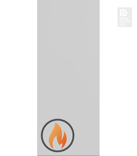 Modern Interior DOOR SLAB 20 MIN FIRE RATED PRIMED 32" X 80" X 1 3/4"