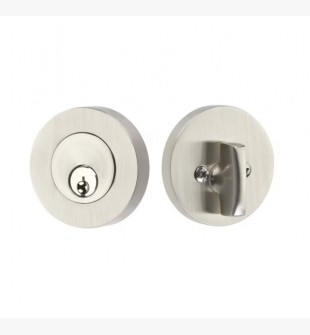 EMTEK MODERN DISC DEADBOLT SINGLE CYLINDER 8423 SATIN NICKEL US 15