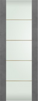 DOOR SLAB AVON 202 4H GOLD VETRO DARK URBAN 32" X 96" X 1 3/4"