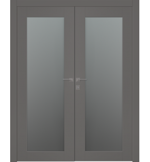 Avon 207 Vetro Gray Matte Double doors