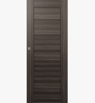 Orleo Gray Oak Hidden barn