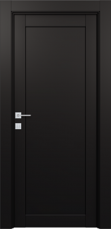 Avon 07 Black Matte Single Doors