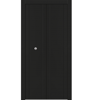 Avon 07 Black Matte Bi-folding doors