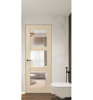 Avon 3 Lite Clear Vetro Loire Ash Frameless