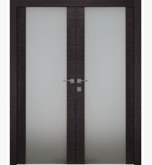 Avanti 202 Vetro Black Apricot Double doors