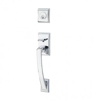 EMTEK ARES DOUBLE CYLINDER KEYD 4827 POLISHED CHROME US26