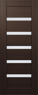 DOOR SLAB LEORA VETRO VERALINGA OAK 32" X 92 1/2" X 1 3/4" FROSTED GLASS