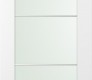 Modern Interior DOOR SLAB SMART PRO H3G 4H VETRO POLAR WHITE 36" X 80" X 1 3/4" TEMPERED FROSTED GLASS