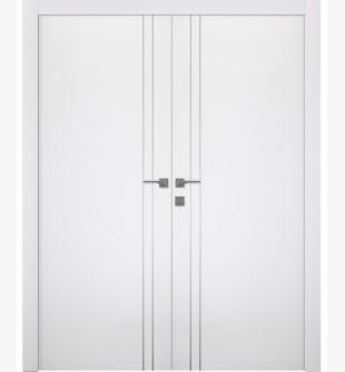 Palladio 2V Bianco Noble Double doors