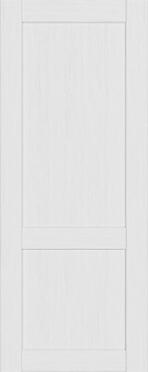 DOOR SLAB SHAKER 2 PANEL BIANCO NOBLE 36" X 80" X 1 9/16"
