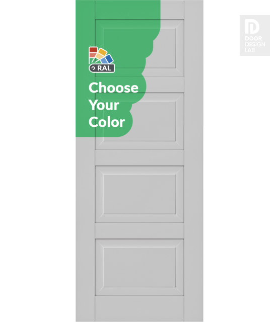 Modern Interior DOOR SLAB CA4 CUSTOM PAINTED 30" X 84" X 1 3/4"