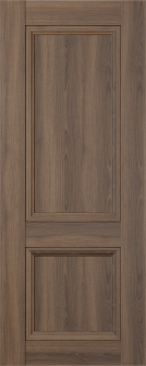 DOOR SLAB OXFORD DUO 07 R PECAN NUTWOOD 24" X 80" X 1 3/4"