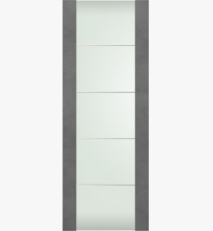 Avon 202 4H Vetro Dark Urban Slab doors